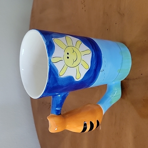 🐈 HANDLE MUG,  CAT DESIGNED COFFEE/HOT TEA MUG, TALL 16oz - Picture 2 of 7